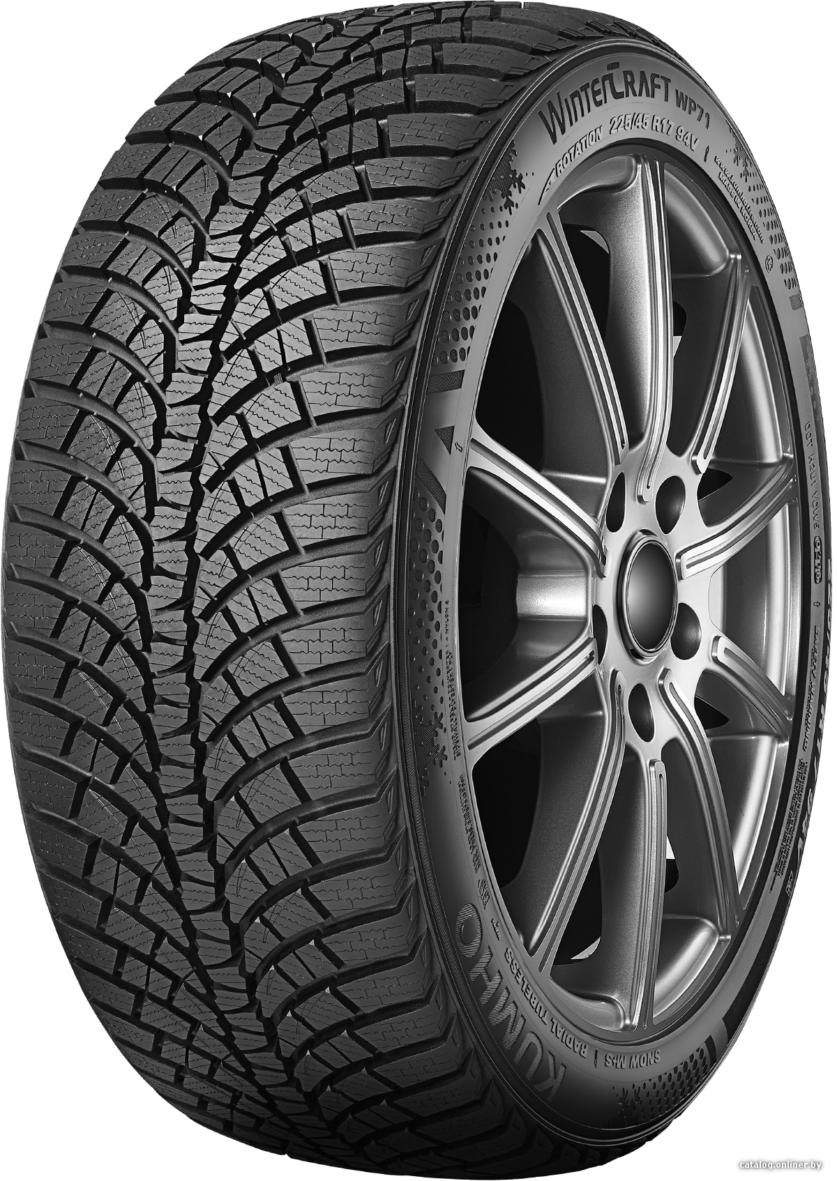 Автомобильные шины Kumho WinterCraft WP71 245/45R19 102V в Барановичах  купить за рублей в рассрочку